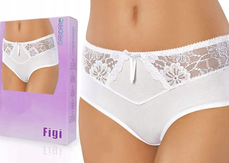 

figi majtki Gabidar 160 , Bawełna , Białe , XXL