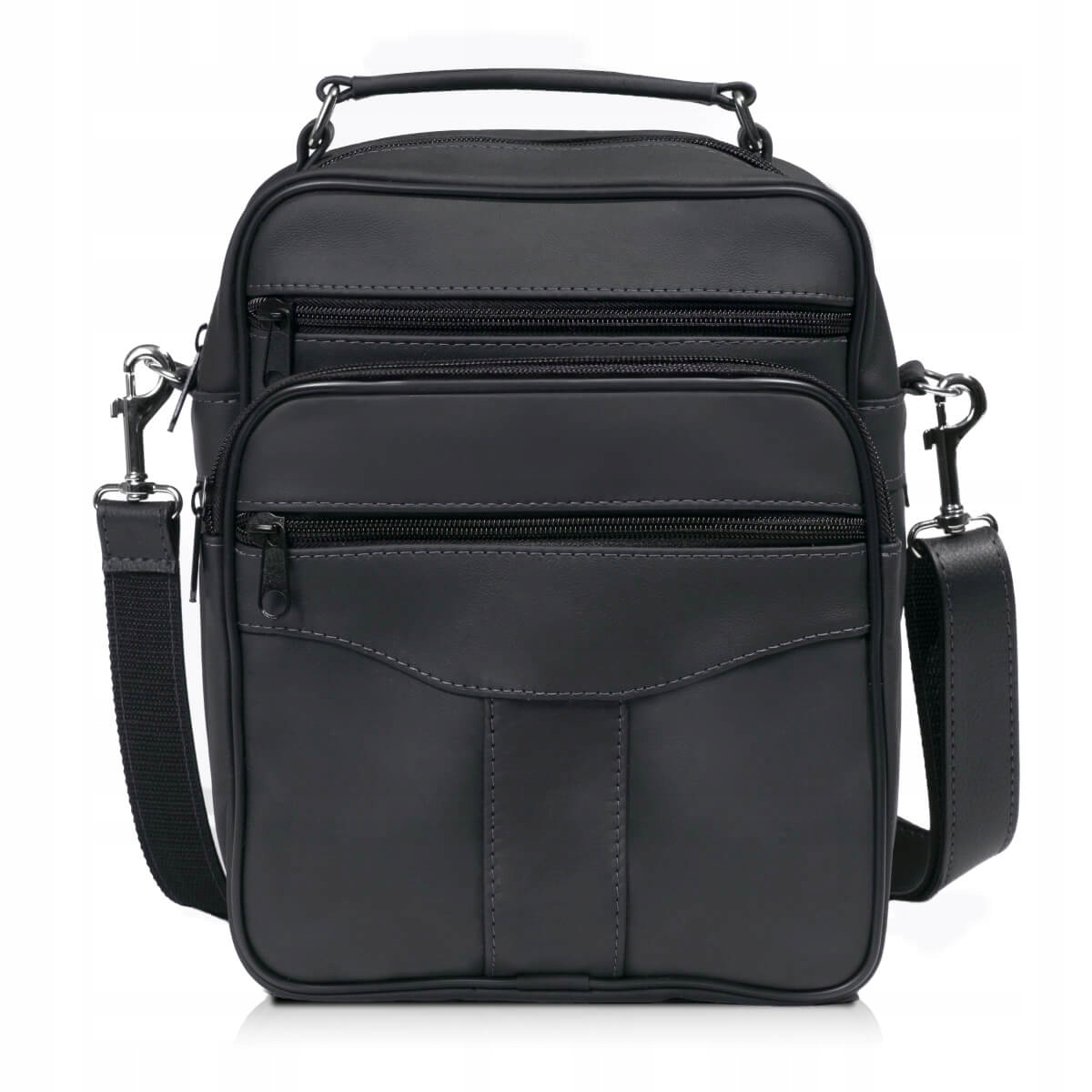 Belveder Střední pánská taška do práce s uchem z přírodní kůže Nord09