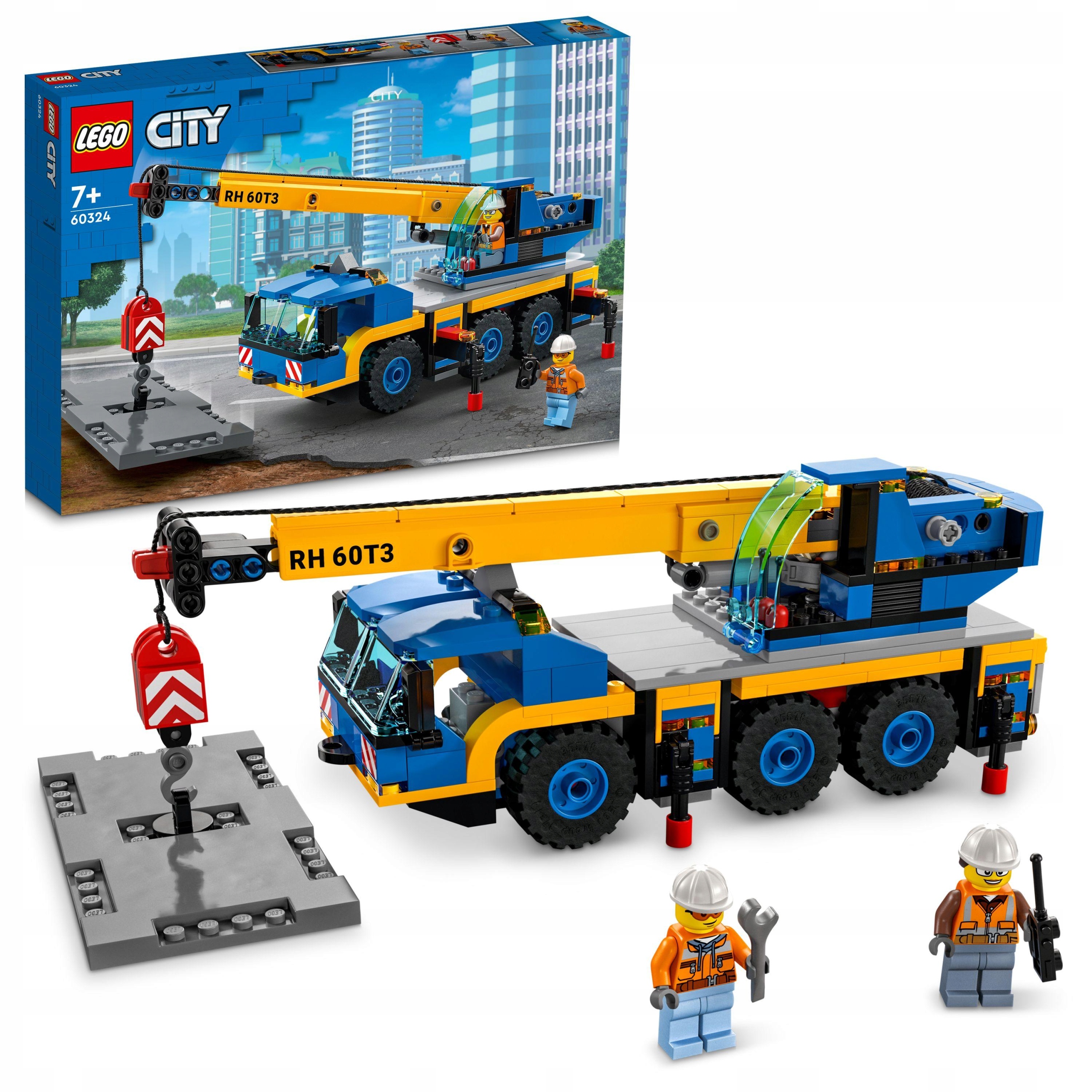 LEGO CITY Żuraw samochodowy 60324 11555880628 - Allegro.pl