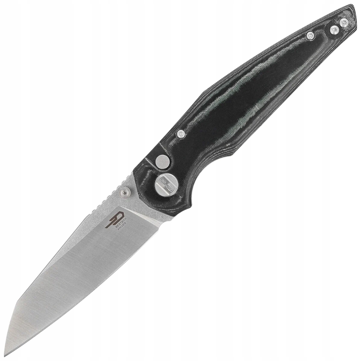 Skládací Edc Nůž Bestech Snakebird Micarta Ocel Sandvik 14C28N s klipem