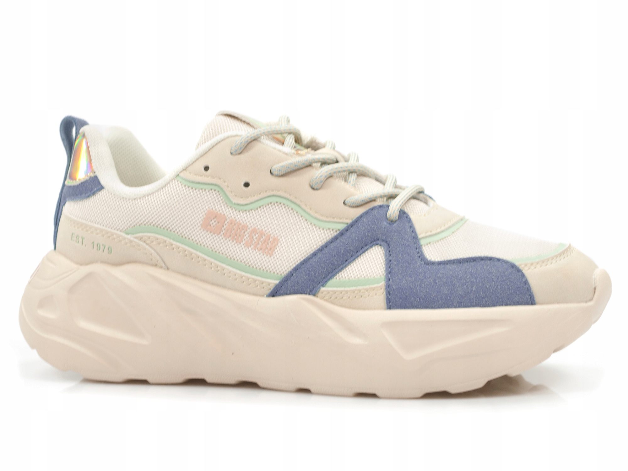 

półbuty sportowe Big Star na platformie sneakersy
