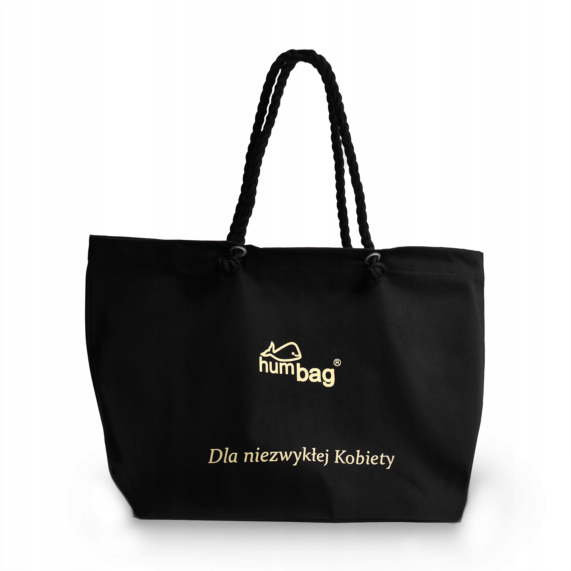 

Modna Torba Plażowa Eko Humbag Black na lato