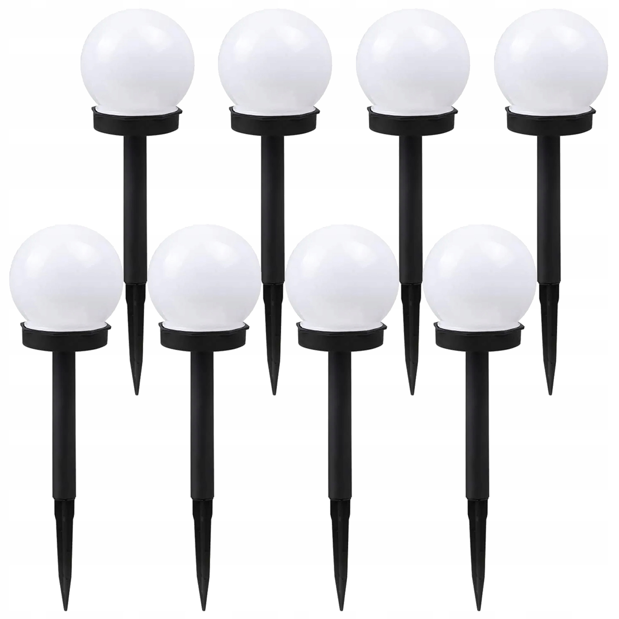 

Ogrodowa Lampa Solarna Led Wbijana Zestaw 8 Sztuk