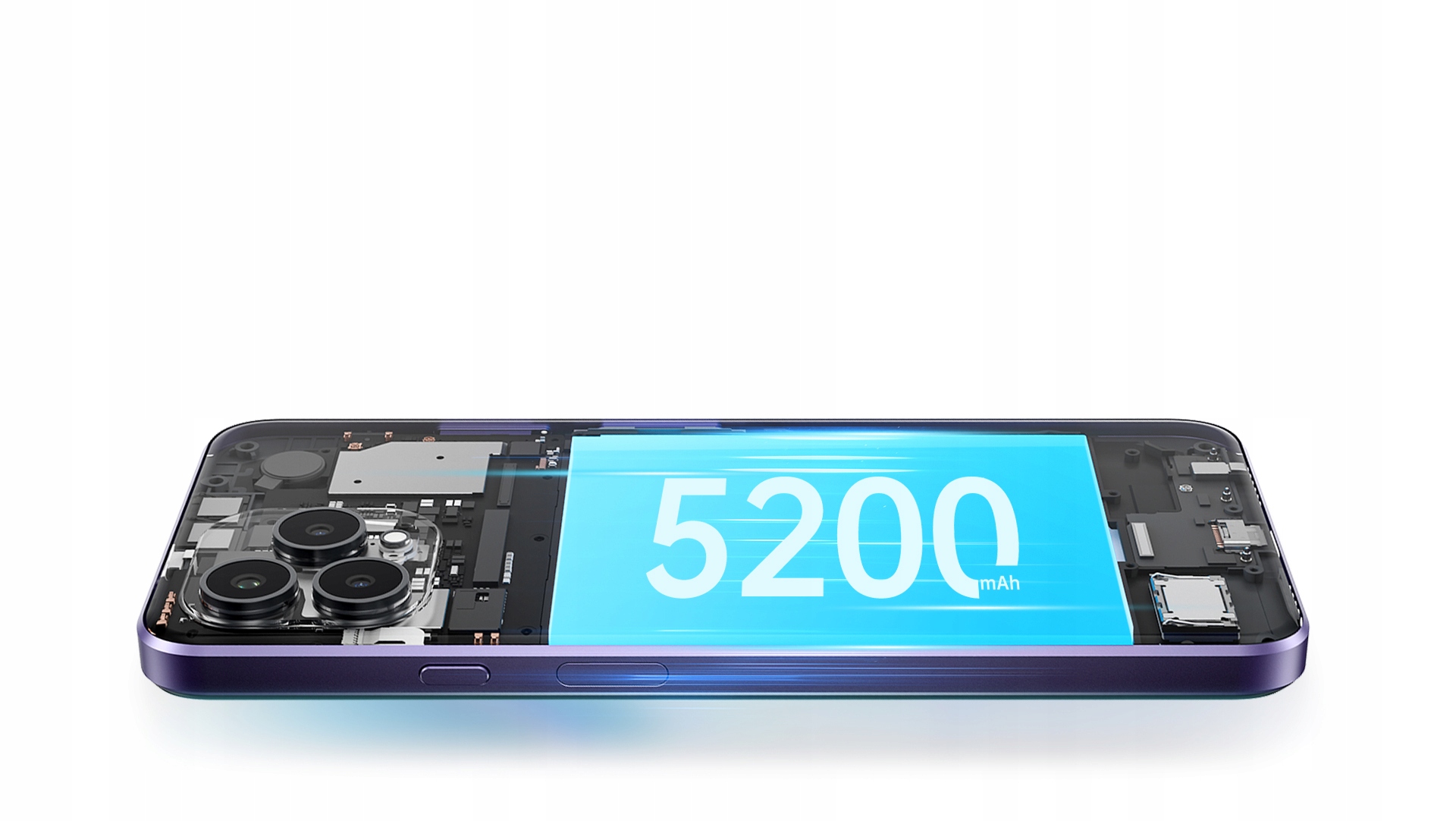 Smartfon Cubot P80 8 GB / 256 GB 4G (LTE) niebieski Pamięć RAM 8 GB