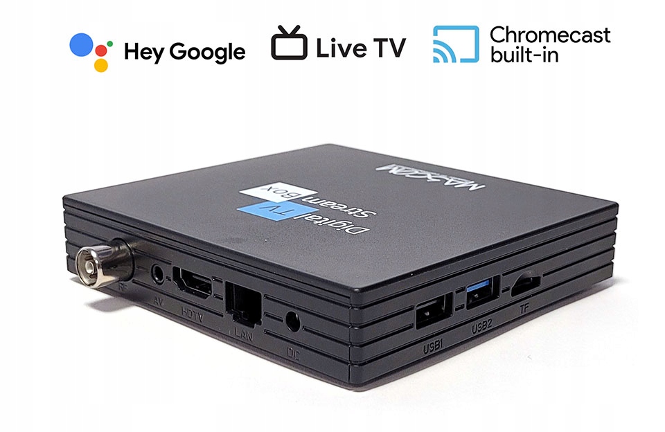 Dekoder MASCOM MC A102T/C Android 10 DVB-T2 H.265 Kod producenta MC A102T/C