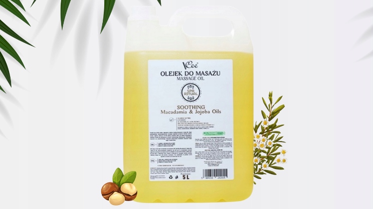 OLEJEK DO MASAŻU NATURALNY VCcee 5L MAKADAMIA Marka VCee