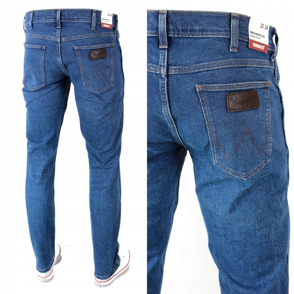 

Wrangler Greensboro Jeans Proste Reg. W33 L34