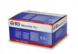 

Strzykawka insulinowa Micro Fine Plus U100 0,3x8