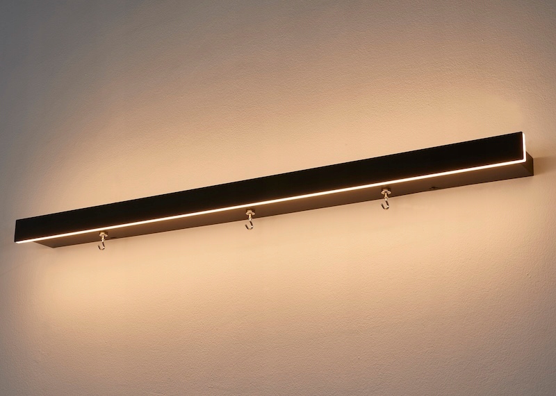 Repi Led nástenné svietidlo 100 cm lineárne 40 W, minimalistické, moderné, čierne