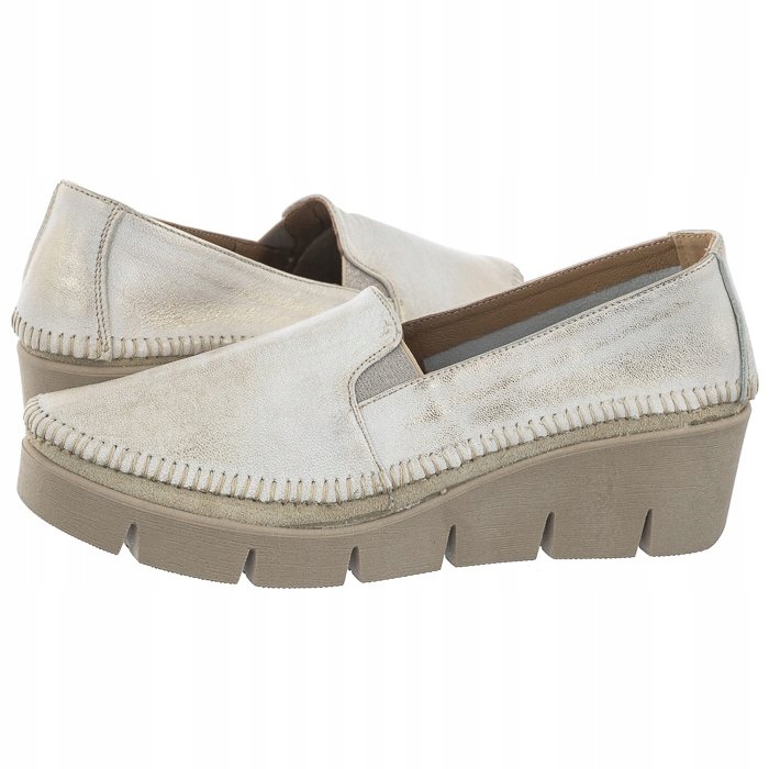 Buty Damskie Półbuty Maciejka Beżowe 5814A-25