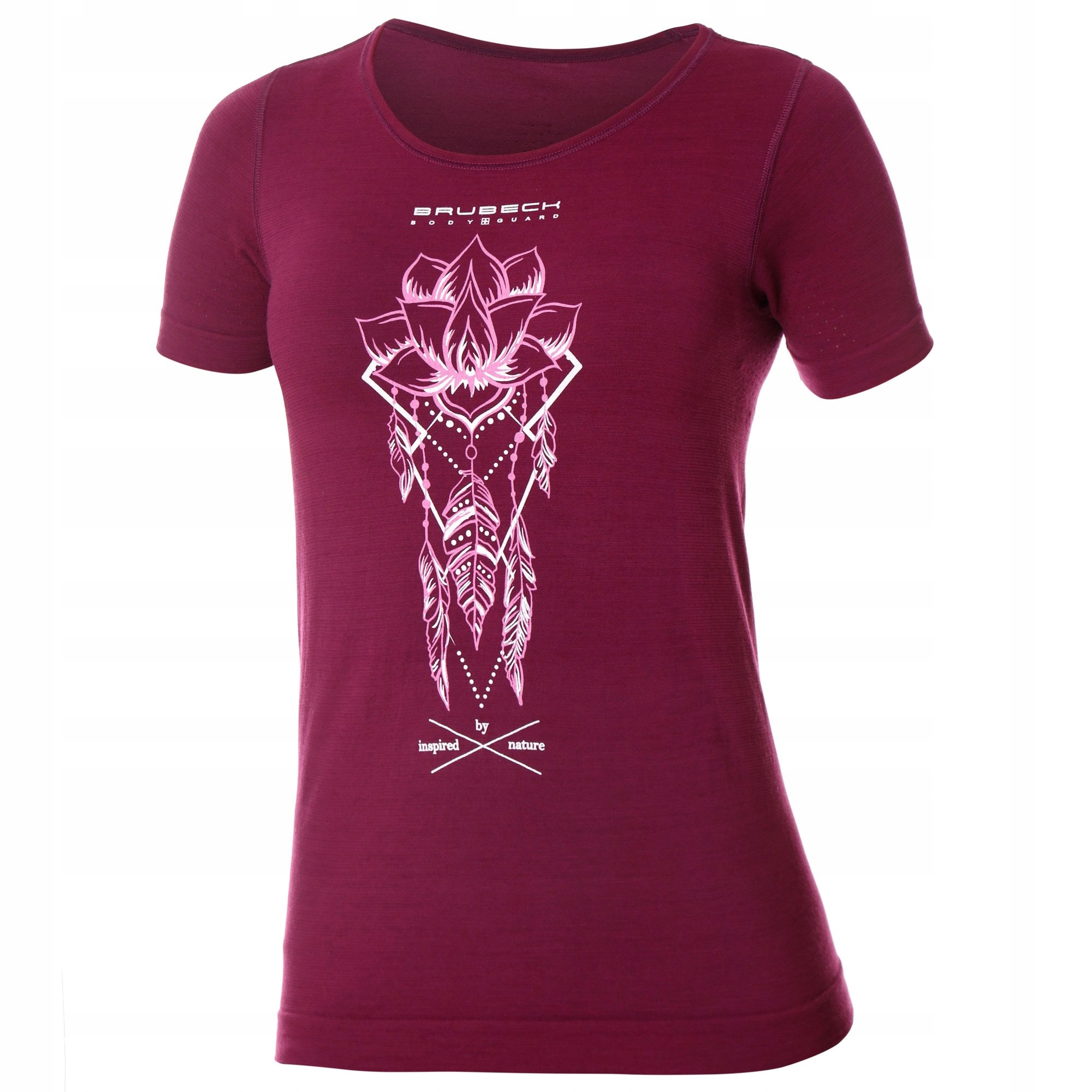 Koszulka damska Brubeck OUTDOOR WOOL PRO Merino M Waga produktu z opakowaniem jednostkowym 0.22 kg