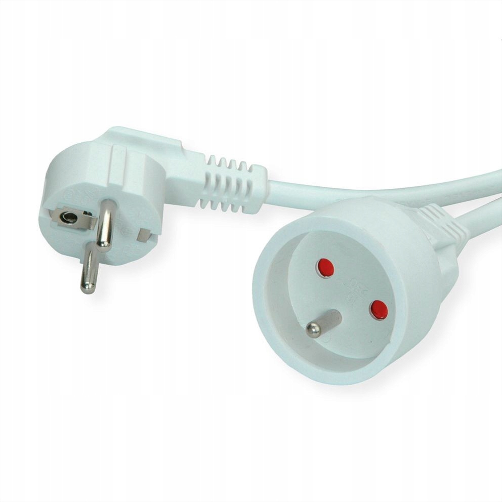 

Przedłużacz kabel zasilający Ac 230V Ute biały 3 m