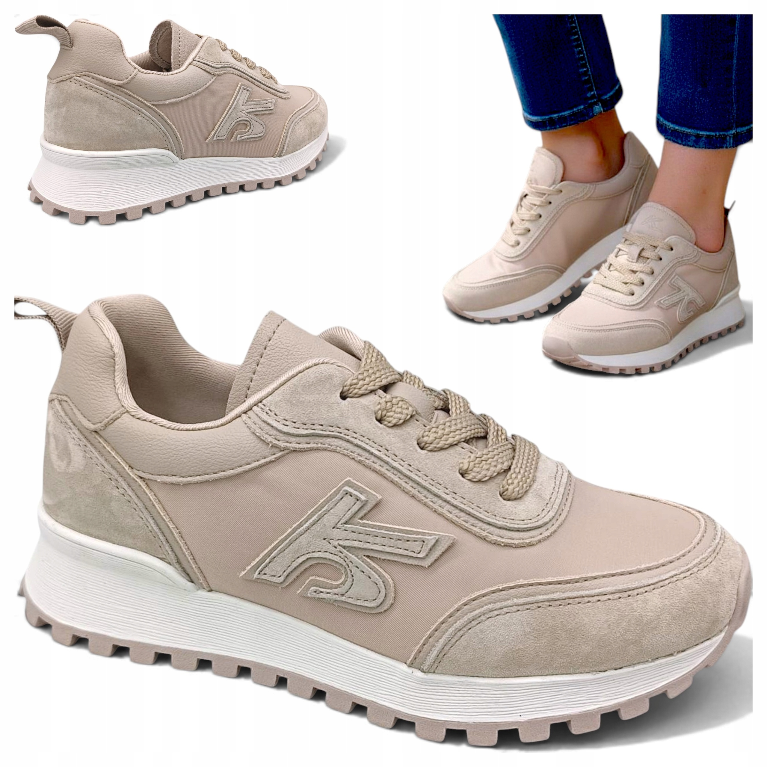 36 Vinceza Dámské polobotky z přírodní kůže, šněrovací, sportovní platforma