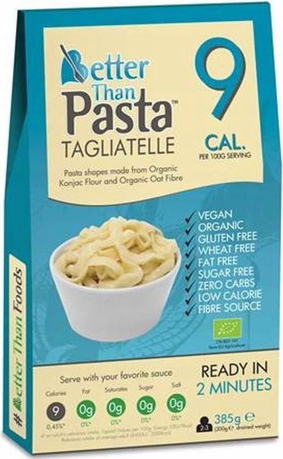 5X Better Than Foods Těstoviny konjac tagliatelle bezlepkové Bio 385 g