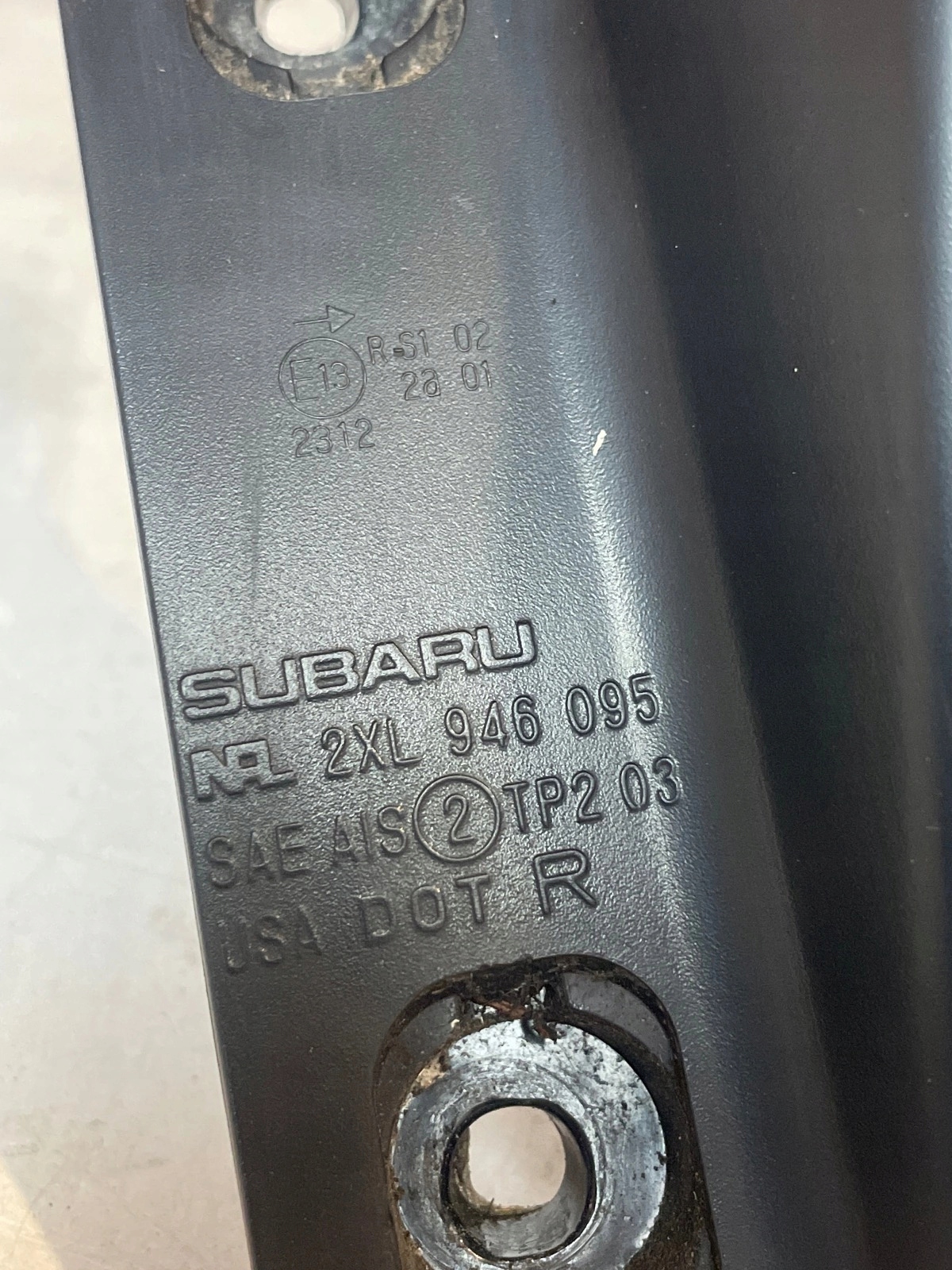 light rear part rear right Subaru Tribeca B9