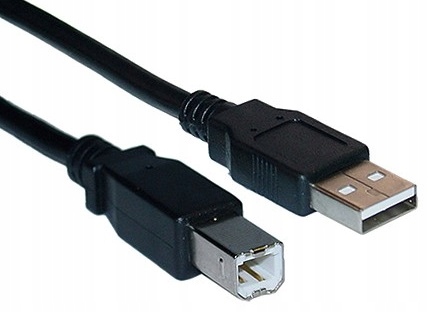 KABEL DO DRUKARKI USB-A DO USB-B 1,5M WTYK MĘSKI