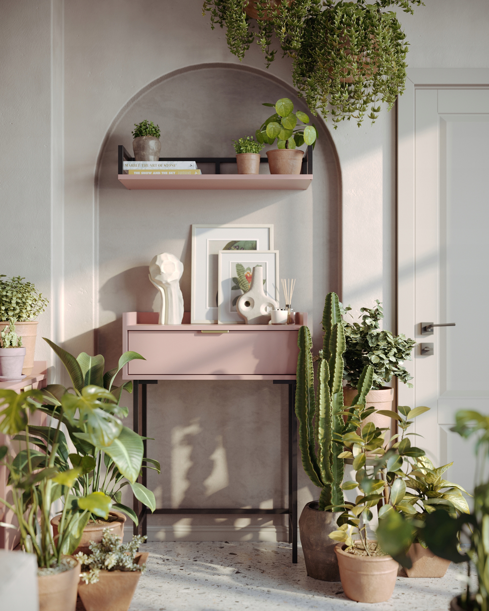 KONSOLA KOMODA POJEMNA TOALETKA SZUFLADA STALOWE NOGI RANT 75CM KS1 SIGI Kod producenta KS175