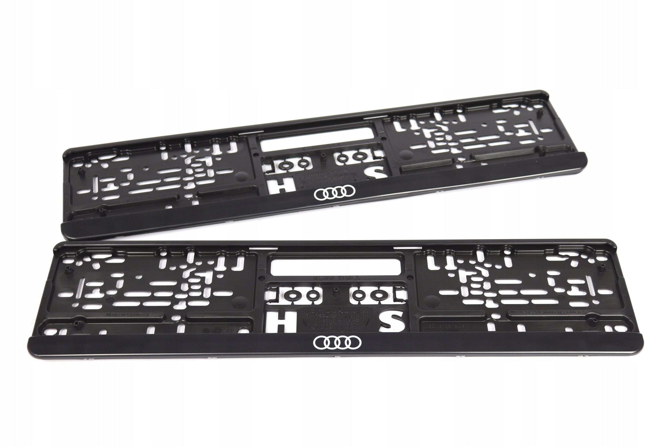 RAMKI TABLICY REJESTRACYJNEJ AUDI UNIKAT 2 SZTUKI ORYGINAŁ OD ASO