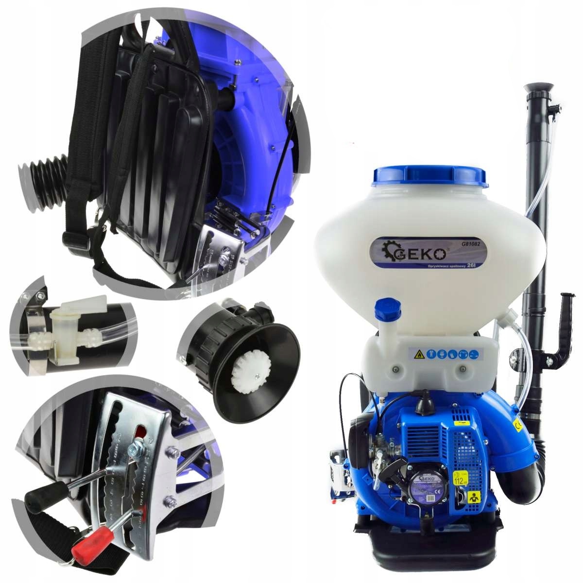 Opryskiwacz Spalinowy Plecakowy 26L Dmuchawa