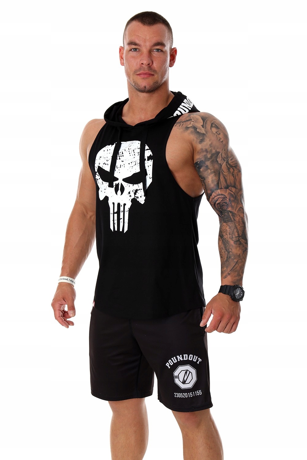 

Bokserka z kapturem Hate black XL