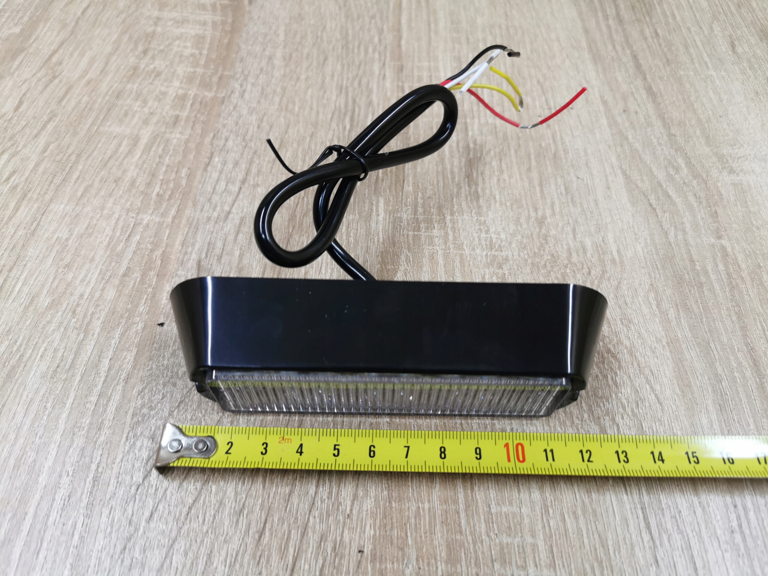 Lampa strobo Stroboskop 12W pomarańcz 4 LED 12/24V Kolor pomarańczowy