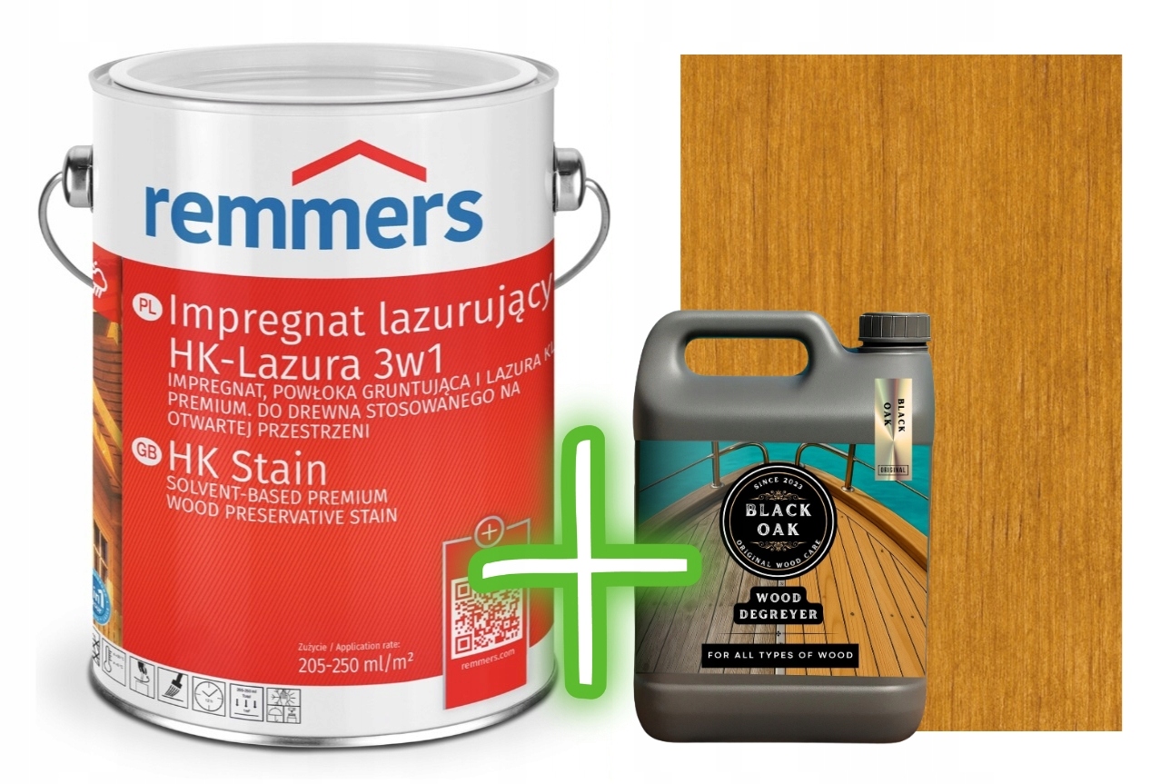 Impregnat lazurujący Remmers HK-Lazur Pinia Modrzew 10L Odszarzacz