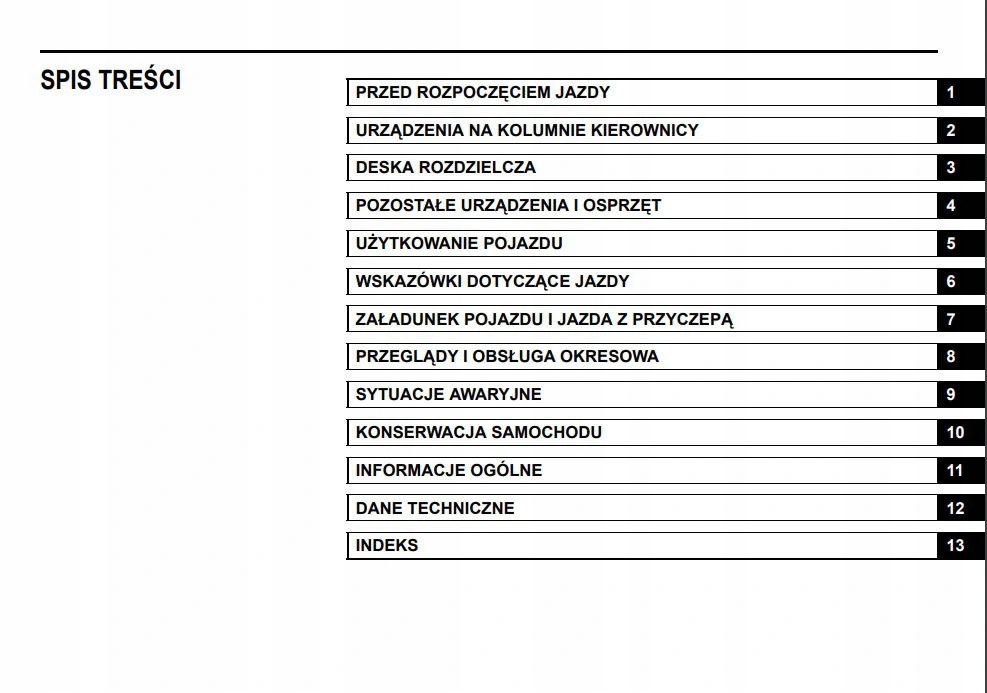 Suzuki SX4 2012-2014 Lift Instrukcja Obsługi Polski Marka Suzuki