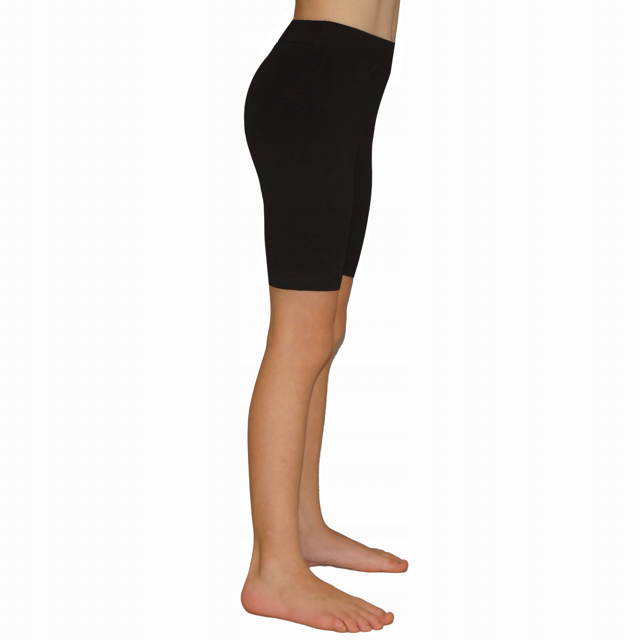 LEGGINSY DZIEWCZĘCE KOLARKI CZARNE KRÓTKIE NA WF DO SZKOŁY CIENKIE NA LATO Stan opakowania oryginalne