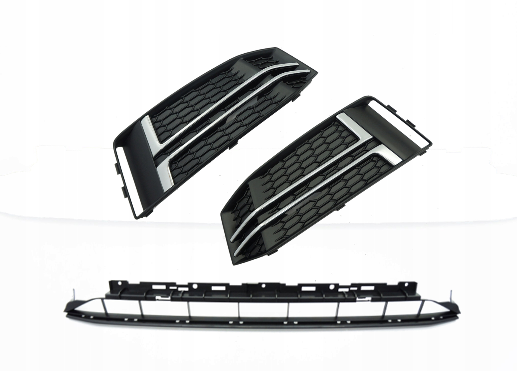 Kratka Atraka Zderzaka krytka grilu Audi A4 B9 S-line 15-19r 8W F4 komple