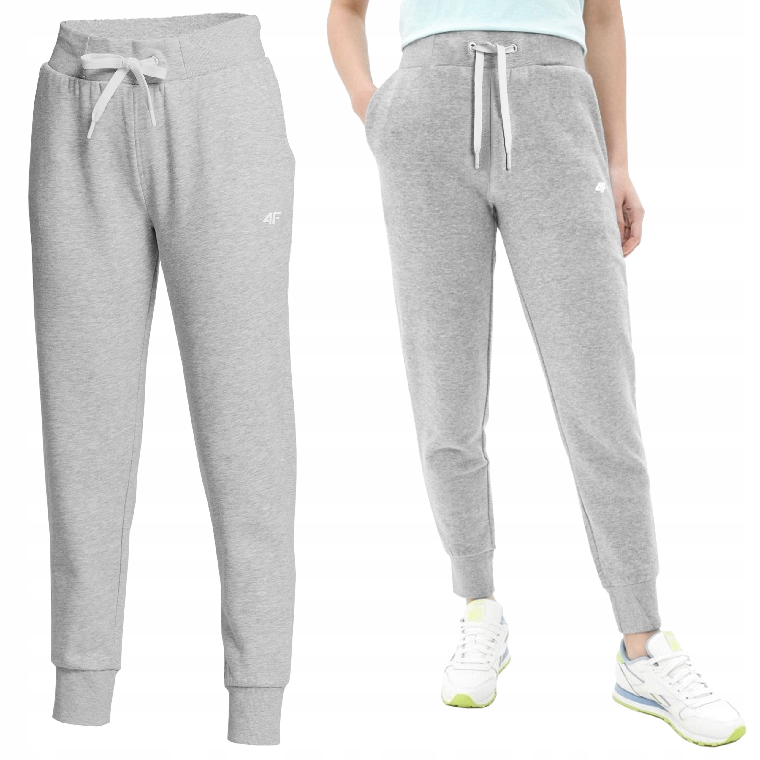 SPODNIE DAMSKIE DRESOWE 4F DRESY SPORTOWE M