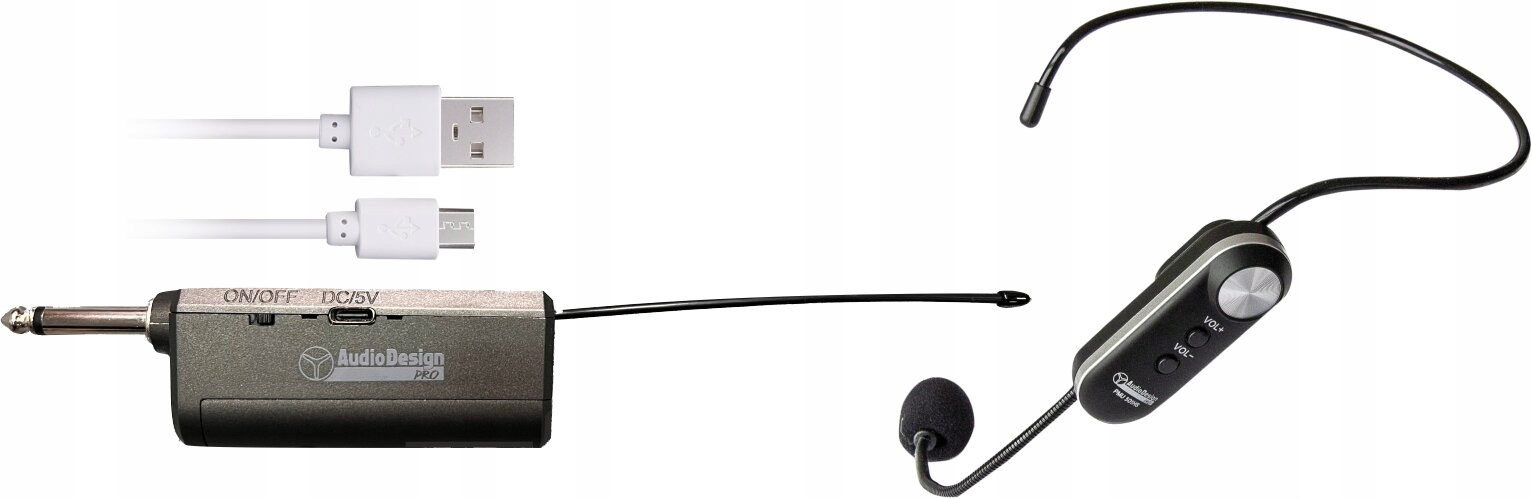AudioDesign Pmu 601 Hs bezdrátový systém s headset mikrofonem