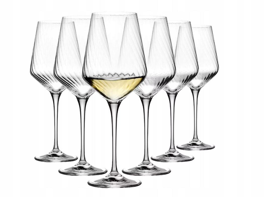 ZESTAW KIELISZKÓW DO WINA BIAŁEGO AVANT GARDE LUMI 6EL 390/450ML KROSNO