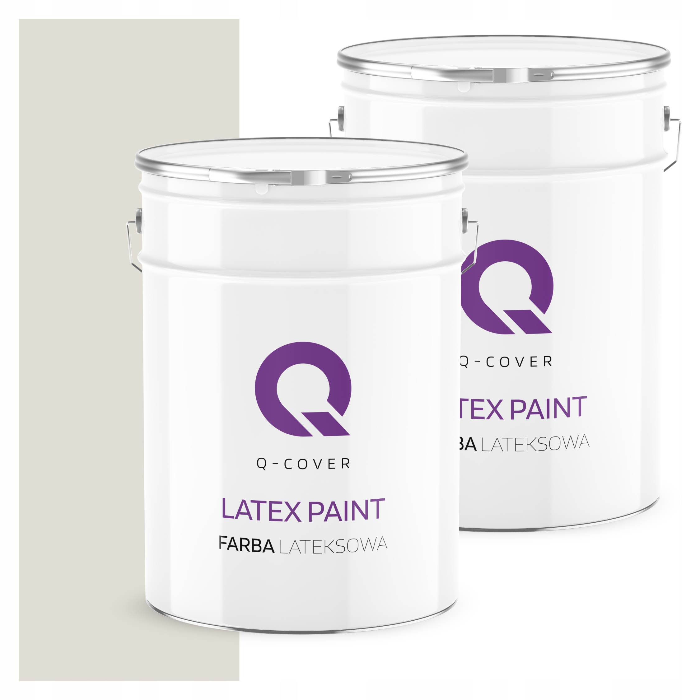 Latexová Nástenná Stropná Farba Hlboká Matná 10 L Šedá Svetlo Teplá H0008