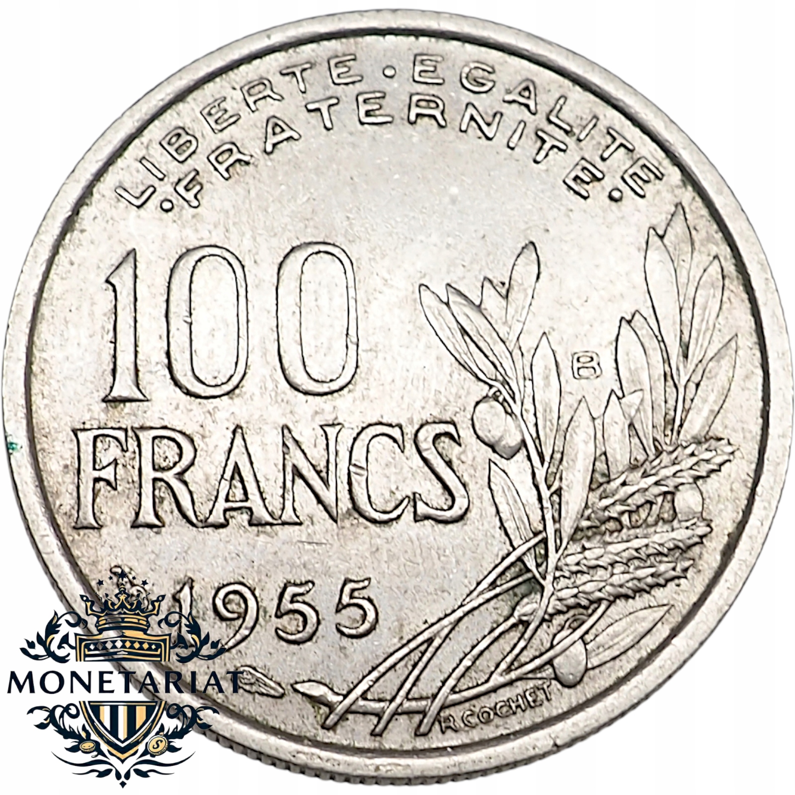 100 FRANKÓW 1955 B - FRANCJA