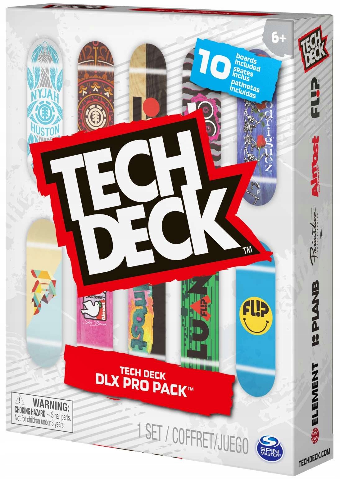 DESKOROLKI DLX PRO 10-PAK DUŻY ZESTAW TECH DECK Model DLX PRO PACK