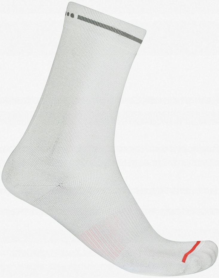 Skarpetki Kolarskie Castelli Premio Evo 18 lato r. 44-47 Białe