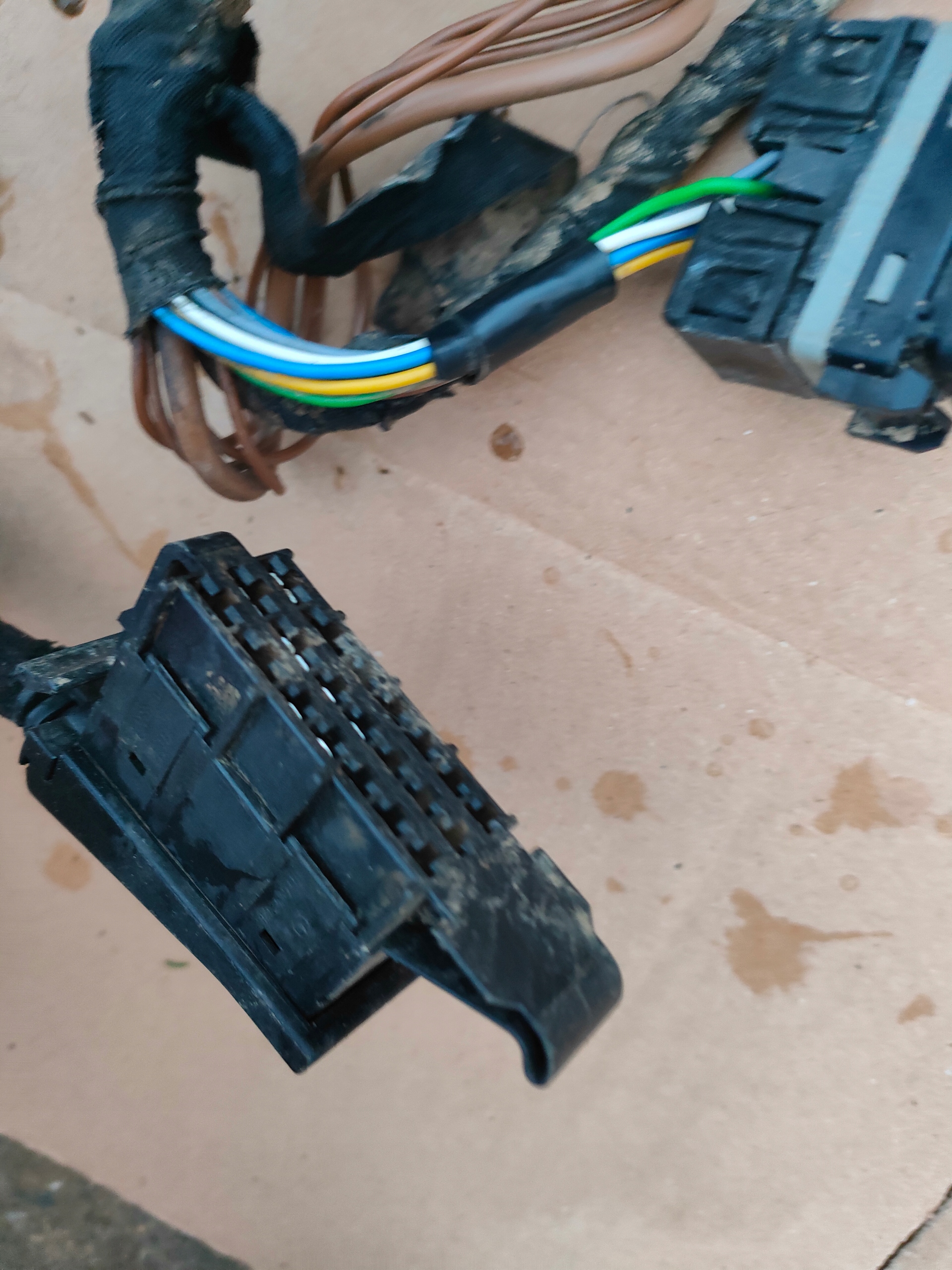 wiring electrical bundle PODGRZEWANYCH seats MERCEDES W124 przyciski