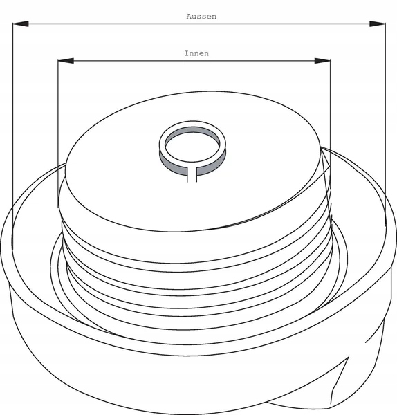 Korek wlewu paliwa, CNH Producent części New Holland