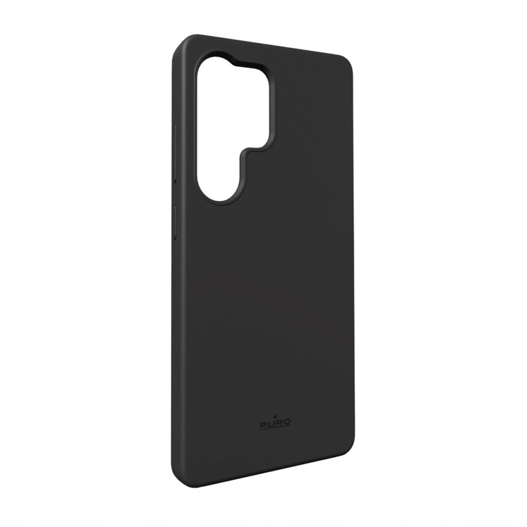 Etui silikonowe Puro Icon Mag z MagSafe do Samsung Galaxy S25 Ultra czarn