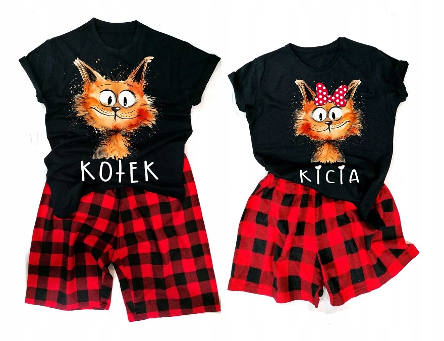 Bavlněné Pyžamo Pro Páry dárek k Valentýnu dárek k svatba XXL