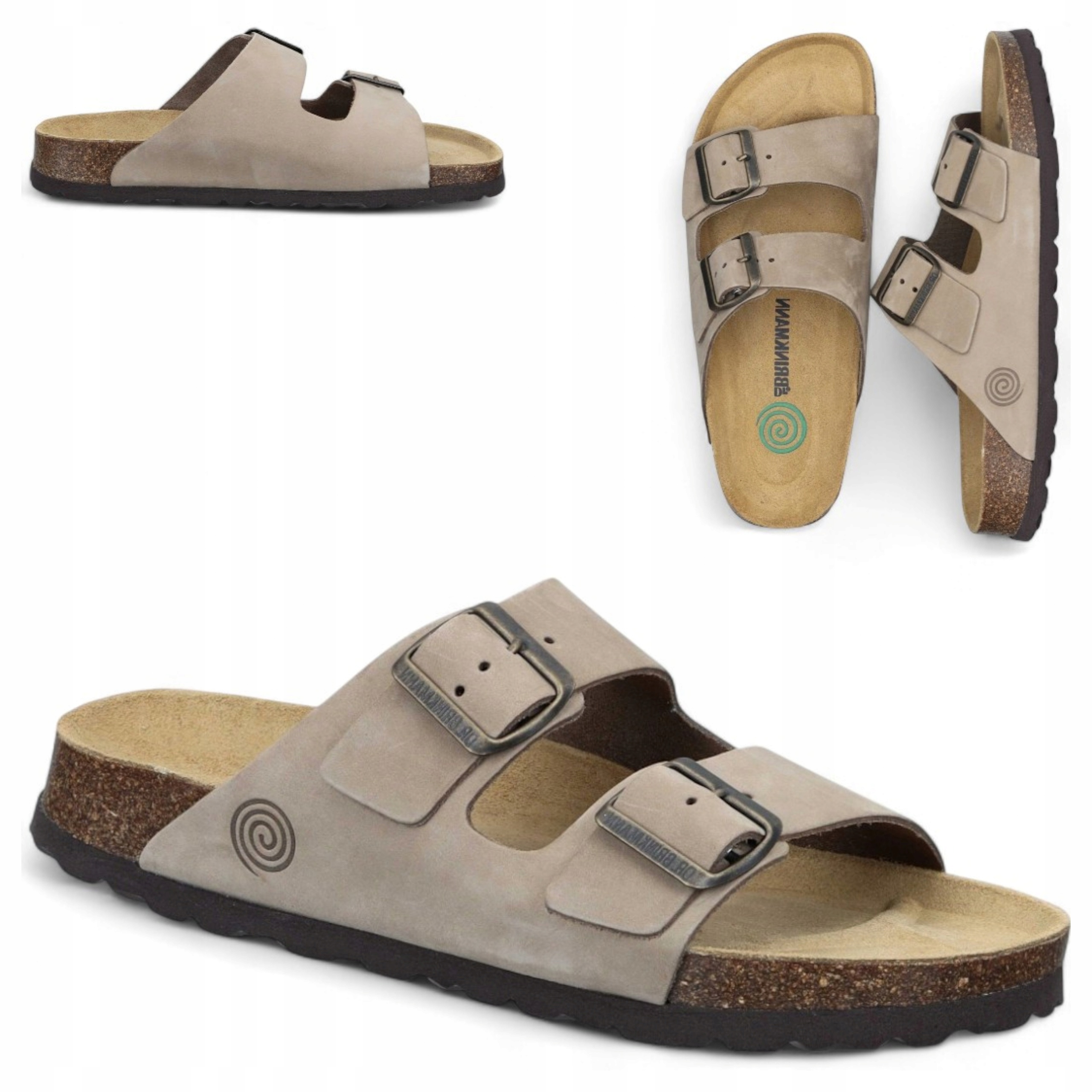 Dr. Brinkmann 36 Nazouváky z přírodní kůže, nastavitelné, profilované