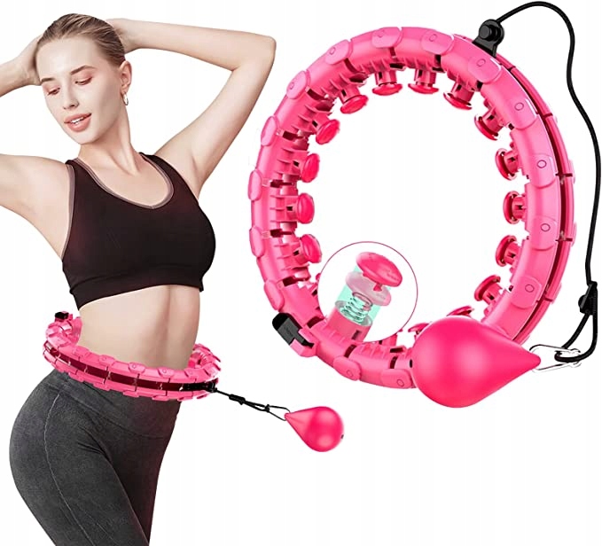 HULA HOP ODCHUDZAJĄCE Z OBCIĄŻENIEM- DUŻY OBWÓD Rodzaj z wypustkami