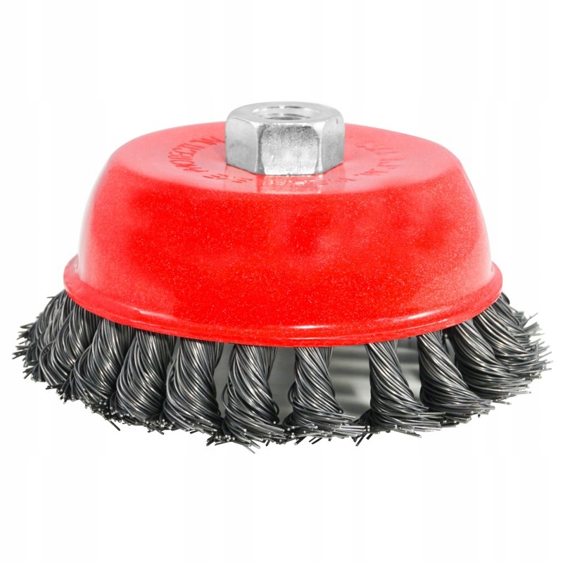 SZCZOTKA DRUCIANA DOCZOŁOWA 125mm/M14 SZLIFIERKA