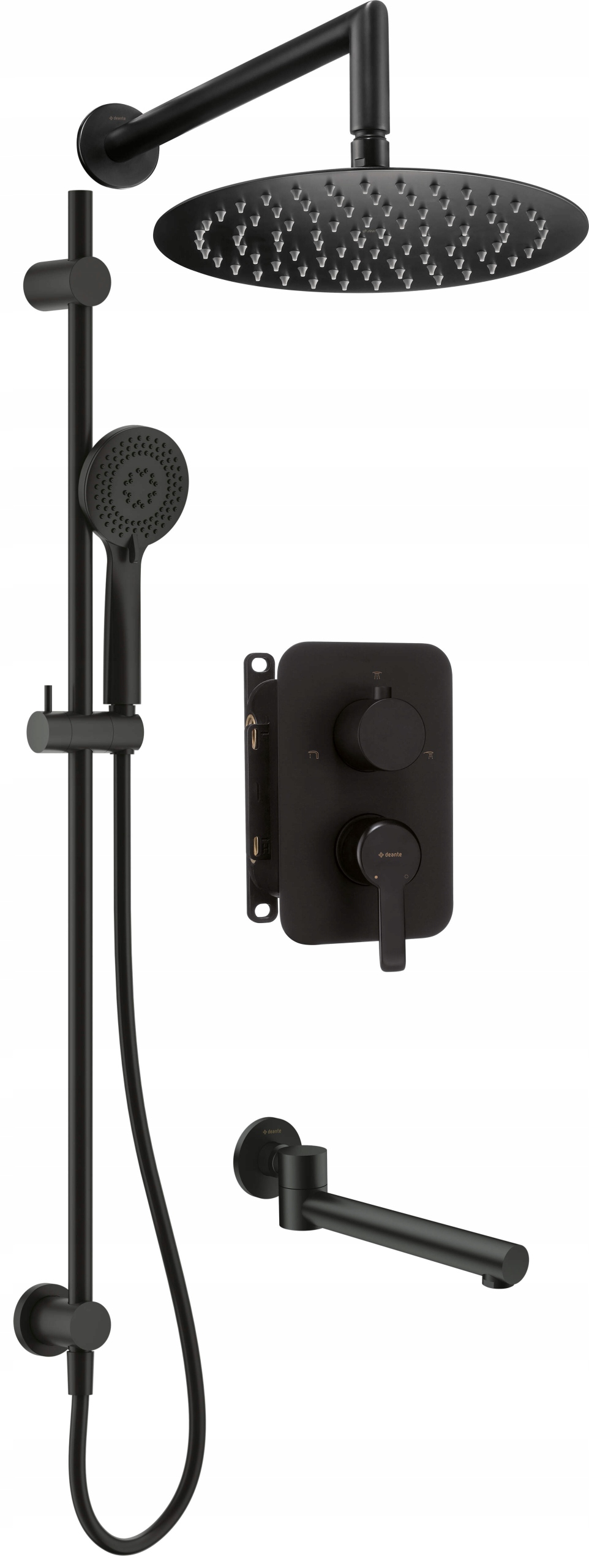 Podomietkový sprchový set Box s miešačom, elegantný dizajn