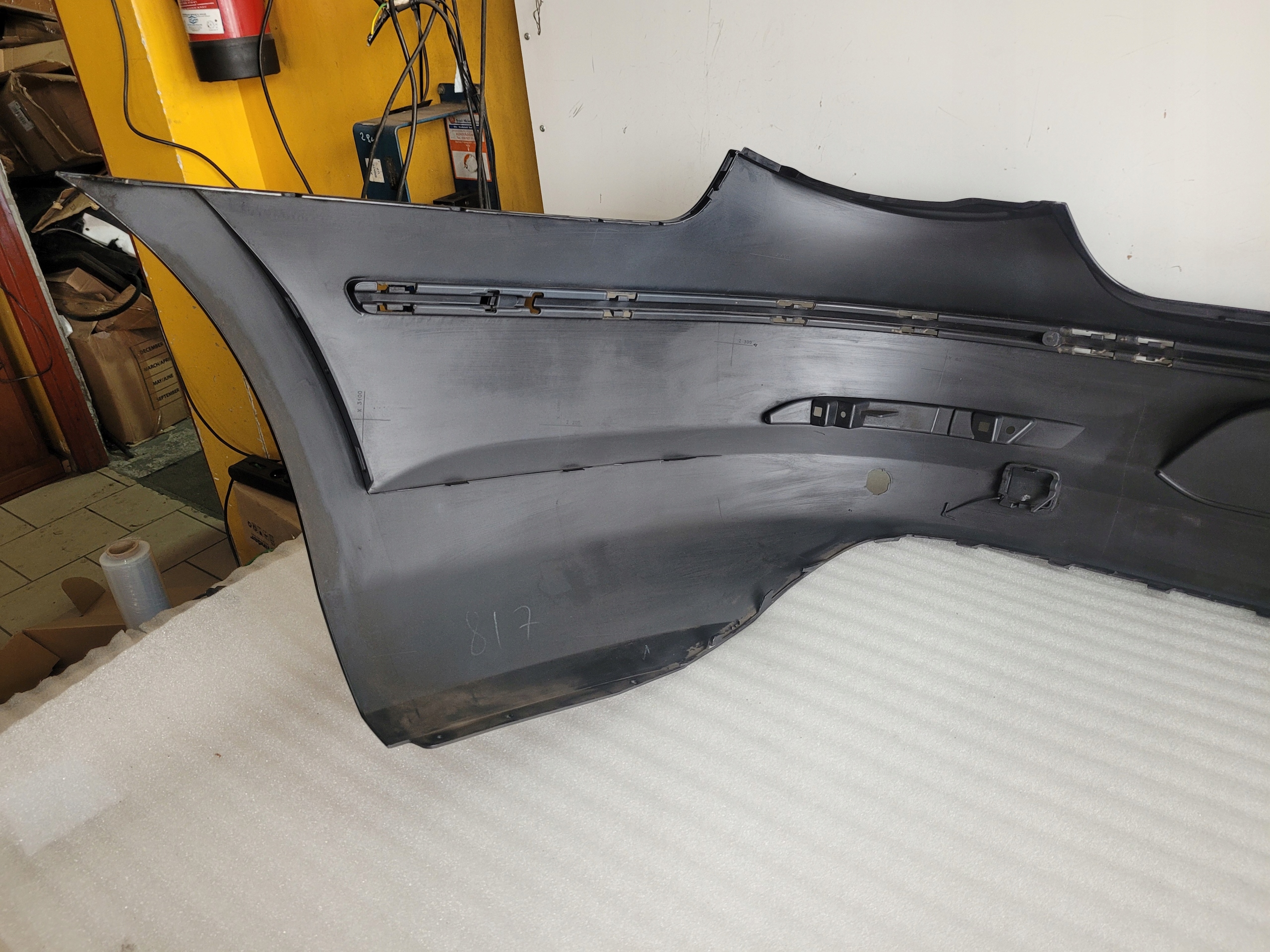 VW PASSAT CC lökhárító far hátsó 4PDC 3C8807421