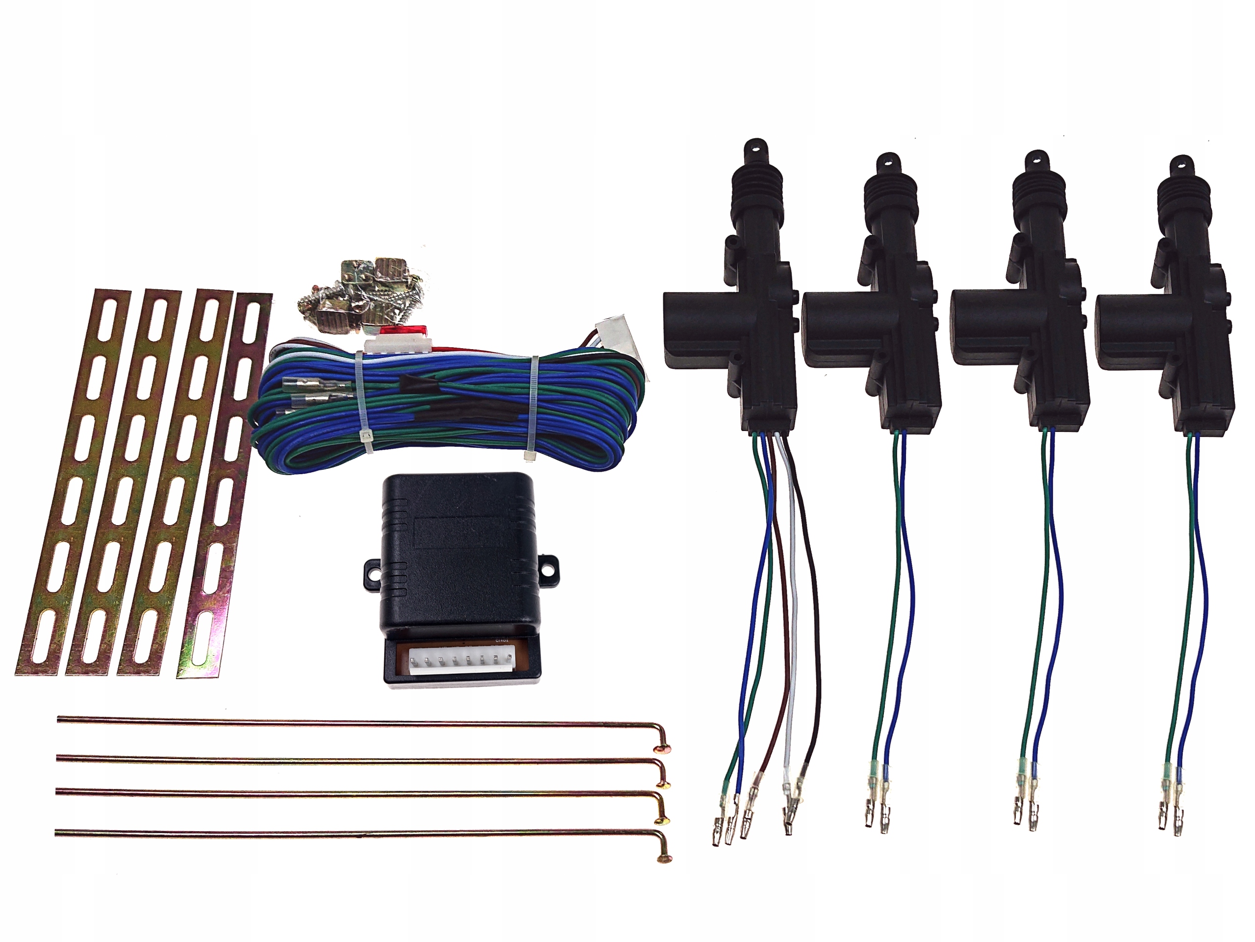 CENTRALNY ZAMEK 4 DRZWI UNIWERSALNY ZESTAW ZAMKA CENTRALNEGO 12V