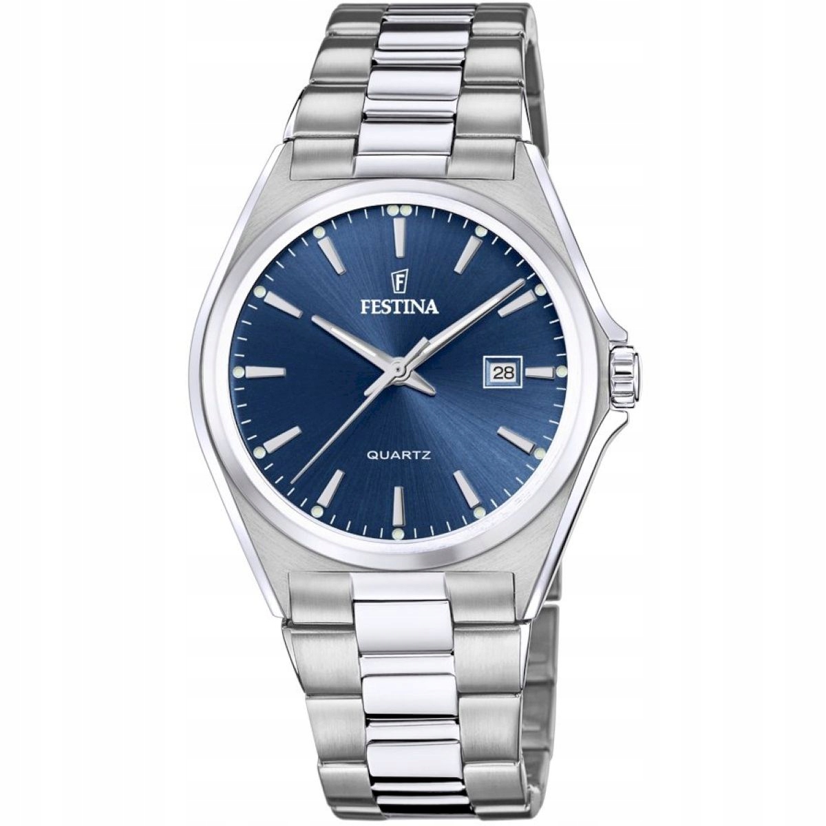 Hodinky Festina na náramku s modrým ciferníkem F20552/3 Classic