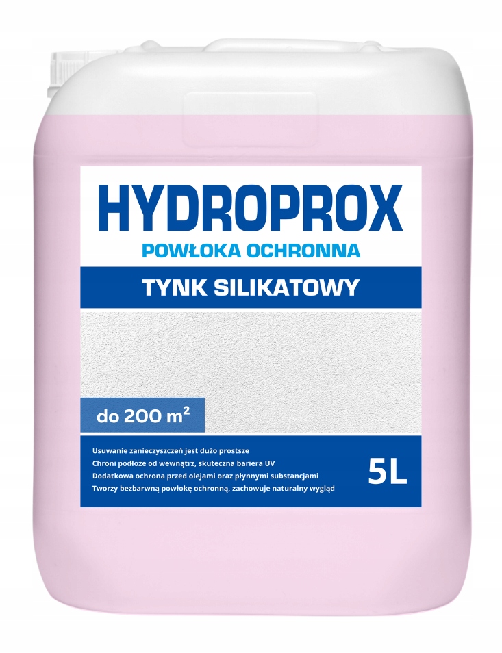 Hydroprox Ochranná Vrstva Fasádní Omítka Silikátová 5L do 200 m2