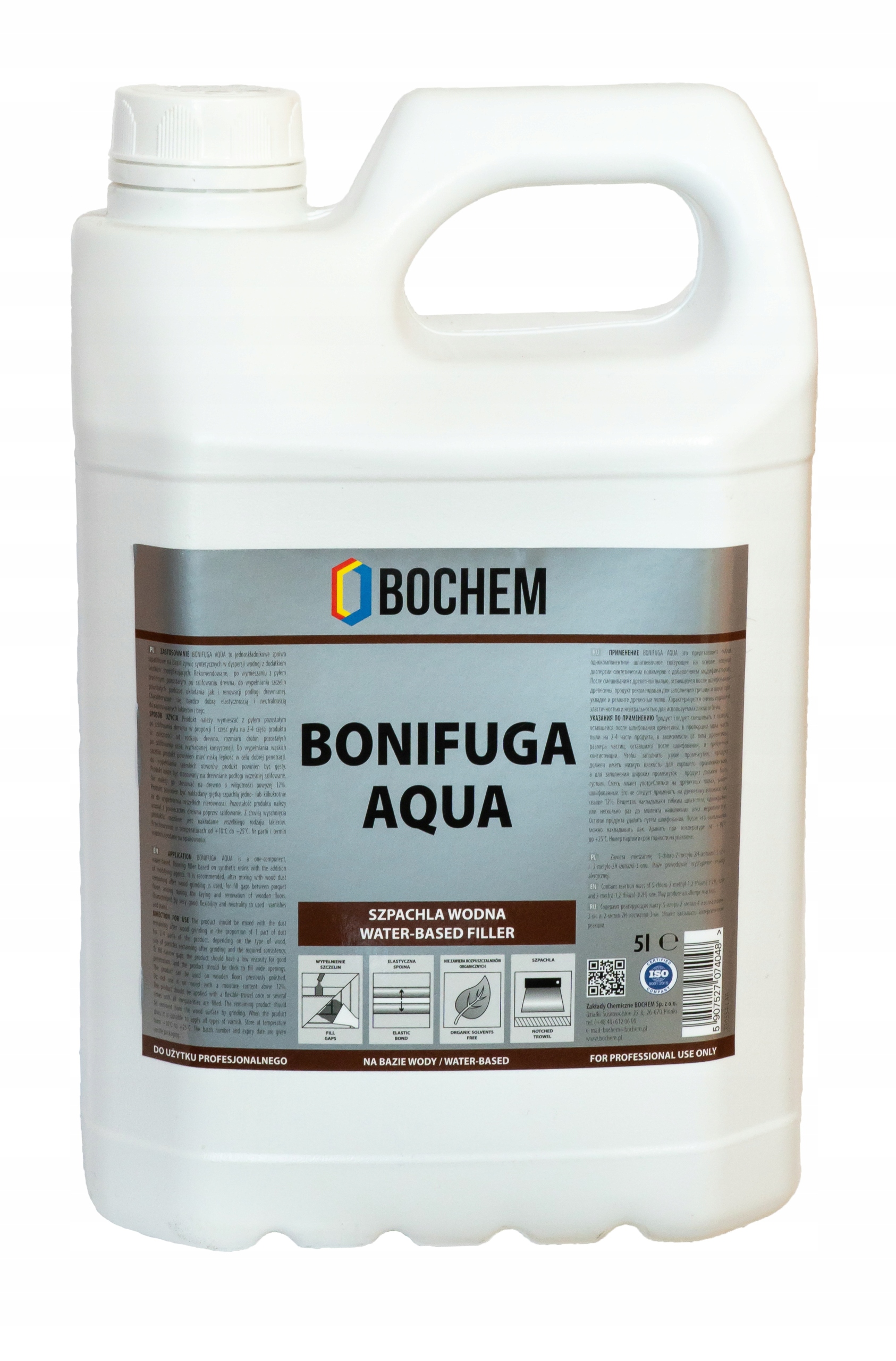 

Szpachla Wodna Do Parkietu Bochem Bonifuga Aqua 5L