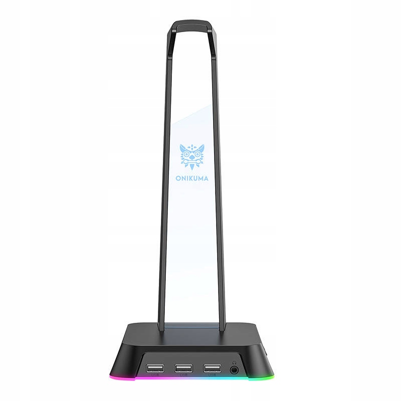 UCHWYT ONIKUMA GAMINGOWY ST-2 PODSTAWKA NA SŁUCHAWKI STOJAK Z PORTAMI USB Model ST2 czarny